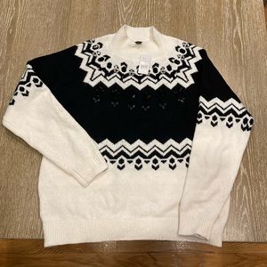 Ann Taylor fair isle turtleneck
